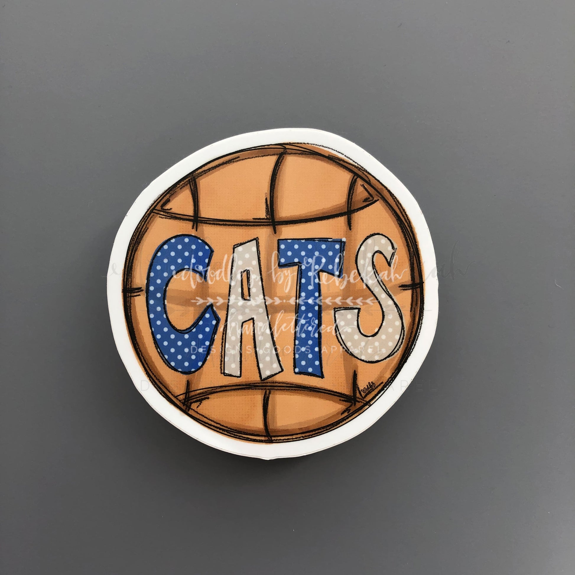 Cats Basketball Sticker - Sticker