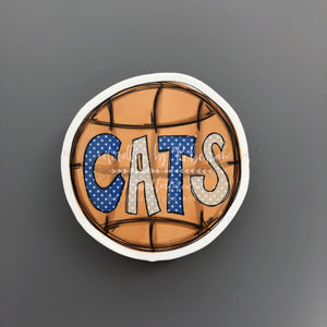 Cats Basketball Sticker