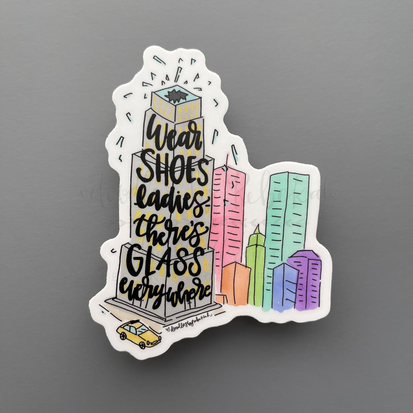 Wear Shoes Ladies Sticker - Sticker