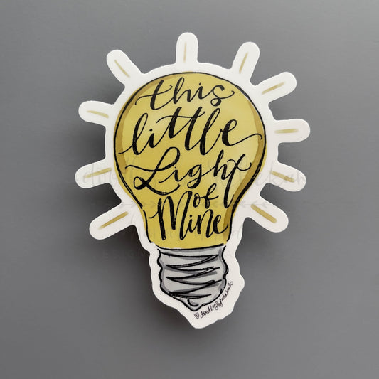 This Little Light of Mine Sticker - Sticker