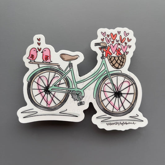 Heart Bike Sticker - Sticker