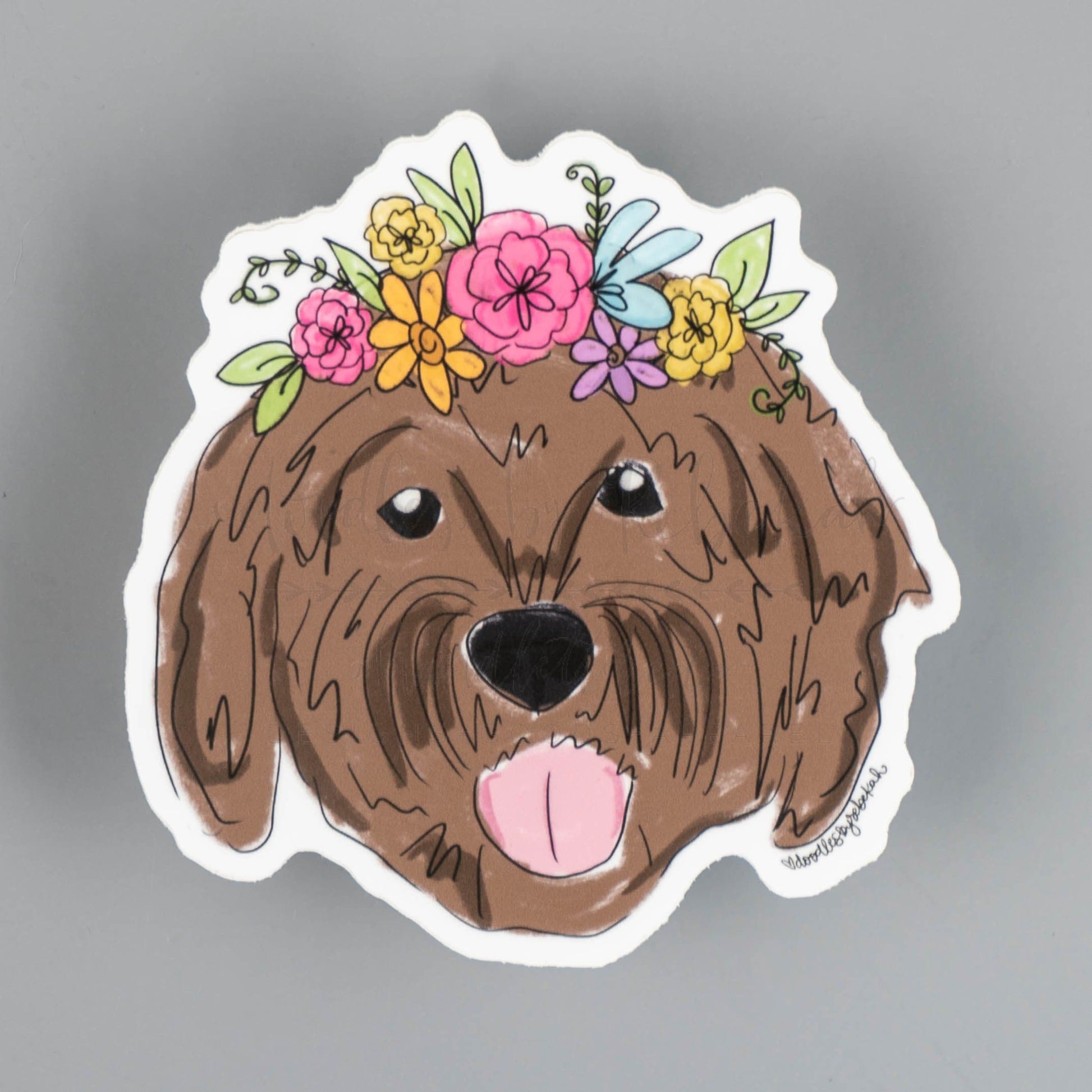 Golden Doodle Sticker - Sticker