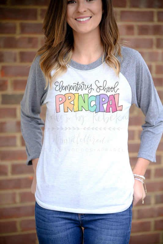 *Choose your own title* Principal - Tees