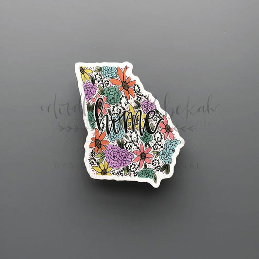 Georgia Floral Home Sticker - Sticker