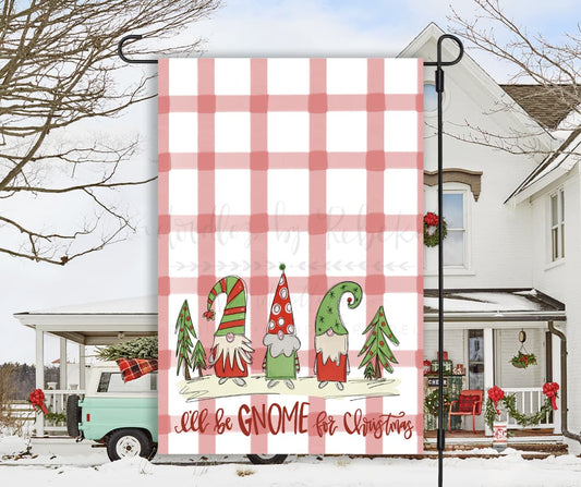 Gnome for Christmas Garden Flag - Garden Flag