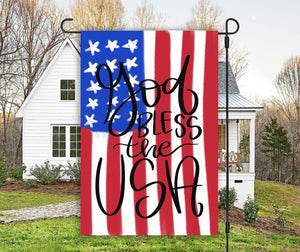 God Bless the USA Garden Flag - Garden Flag