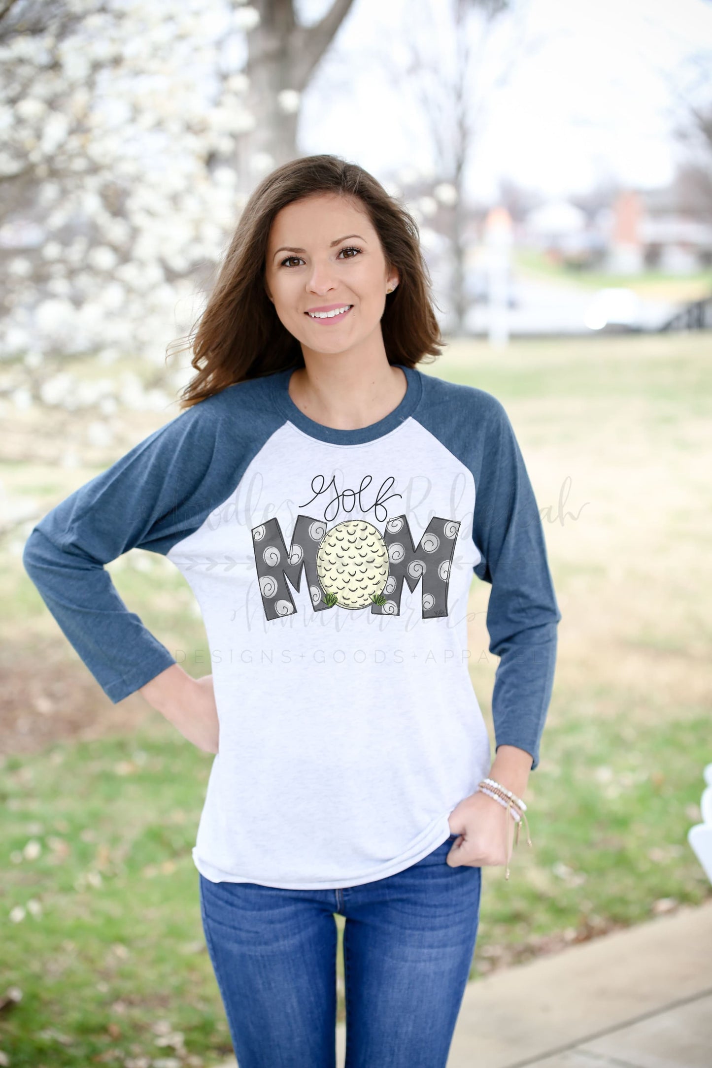 Golf Mom Raglan - Tees