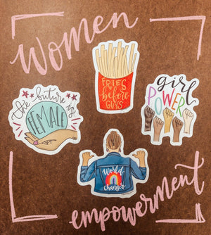Women Empowerment Sticker Collection
