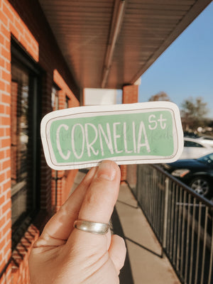 Cornelia St. Sticker
