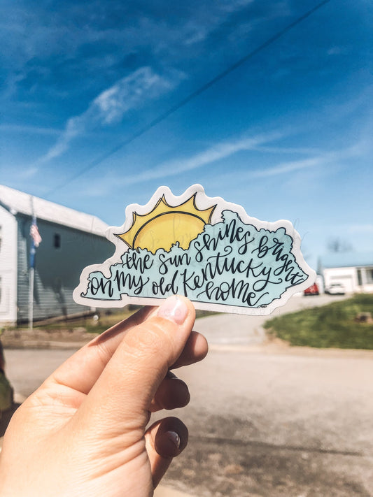 The Sun Shines Bright Sticker