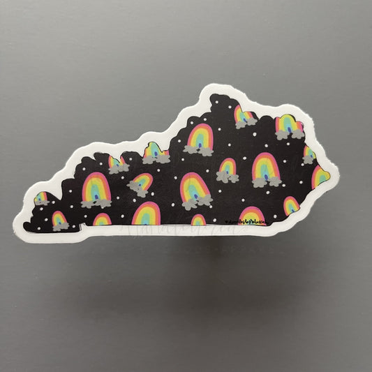 Kentucky Pride (Rainbow) Sticker - Sticker