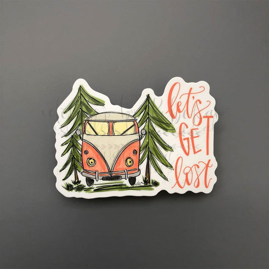 Let’s Get Lost Sticker - Sticker