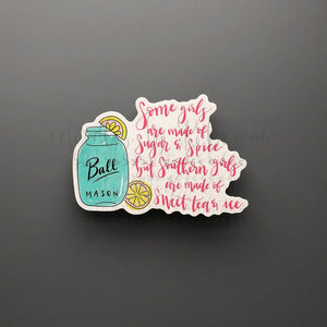 Sweet Tea and Ice Sticker - Sticker