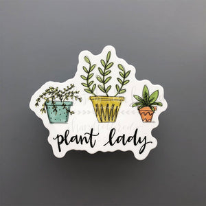 Plant Lady Sticker - Sticker