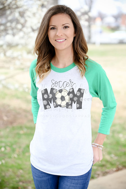 Soccer Mom Raglan - Tees