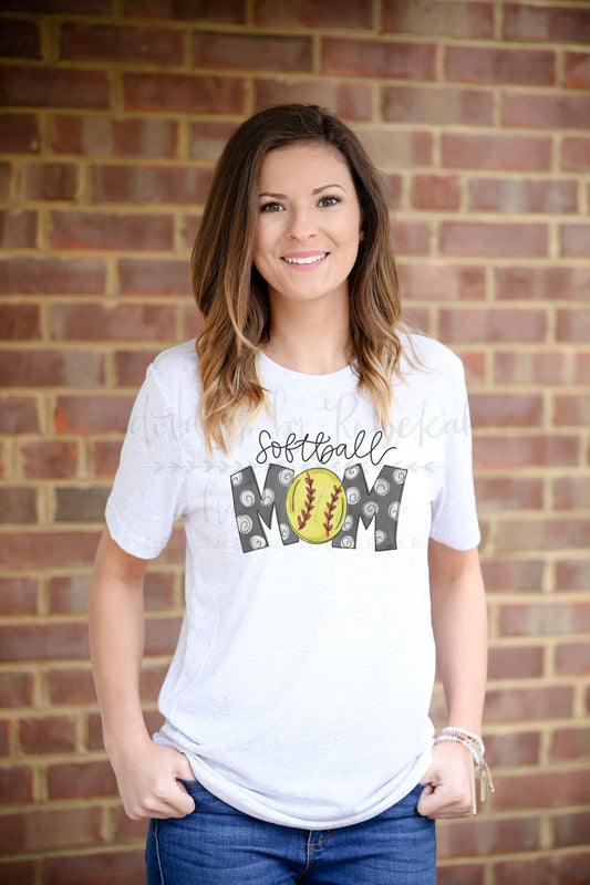 Softball Mom Tee - Tees