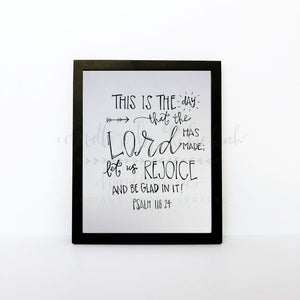 This Is The Day The Lord Has Made 8x10 Print - Print