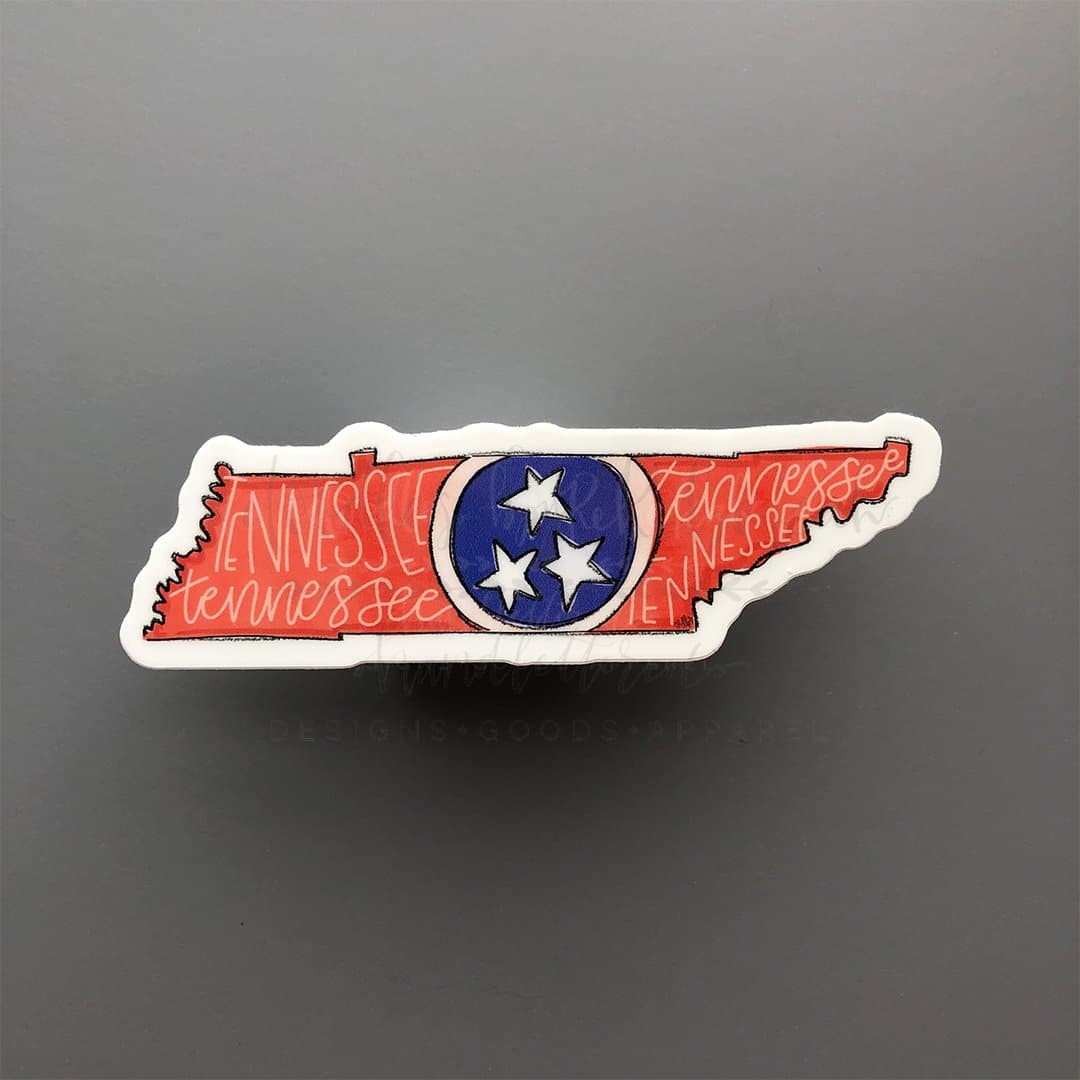 Tennessee Flag Sticker - Sticker