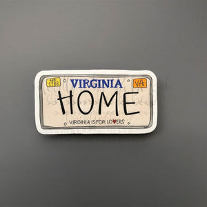 Virginia License Plate Sticker - Sticker