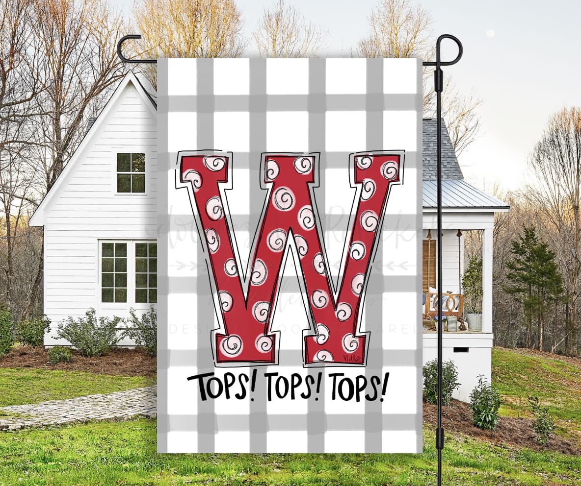 Western W Garden Flag - Garden Flag