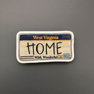 West Virginia License Plate Sticker