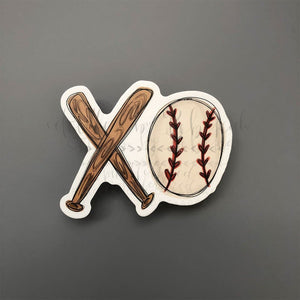 XO Baseball Sticker - Sticker